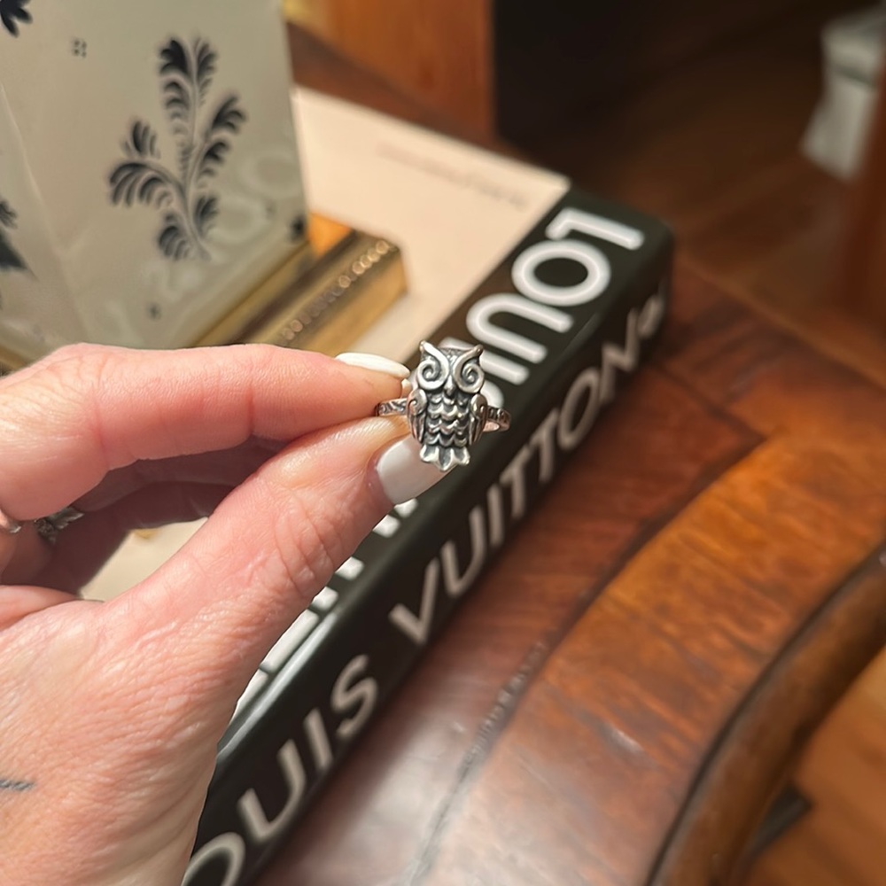 James Avery owl Ring